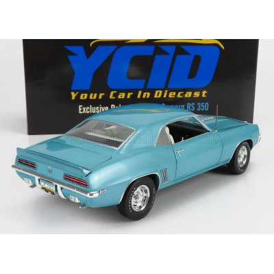 ACME MODELS CHEVROLET CAMARO RS350 COUPE 1969 - LIGHT BLUE MET 1/18