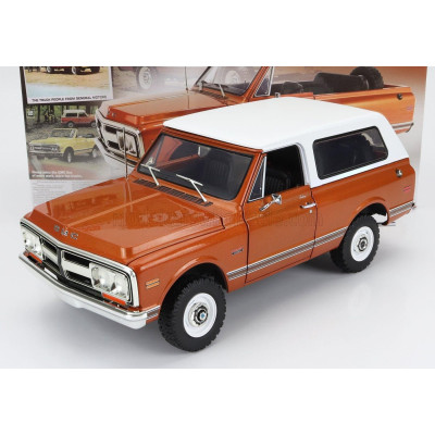 ACME MODELS GMC JIMMY 4x4 HARD-TOP 1971 - COPPER WHITE 1/18
