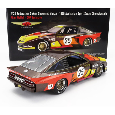 ACME MODELS CHEVROLET MONZA COUPE N 25 AUSTRALIAN CHAMPIONSHIP DDA 1979 ALLAN MOFFAT - YELLOW BROWN RED ORANGE 1/18