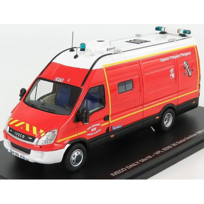 ALERTE IVECO FIAT NEW DAILY 50-18 VAN SDIS 36 SAPEURS POMPIERS PLONGEURS 2019 - RED WHITE 1/43