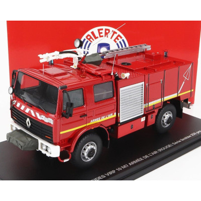 ALERTE RENAULT G230 VIRP 10 M7 TANKER TRUCK SIDES ARMEE DE L'AIR MILITARY 1989 - RED 1/43