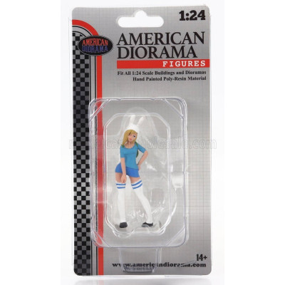 AMERICAN DIORAMA FIGURES COSPLAY GIRL 3 - 2 TONE BLUE 1/24