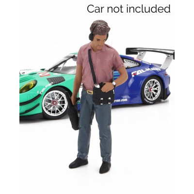 AMERICAN DIORAMA FIGURES MAN ON AIR - 4 - RED BLUE 1/24