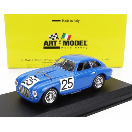 ART MODEL FERRARI 195S 2.3L V12 TOURING BERLINETTA TEAM LUIGI CHINETTI N 25 24h LE MANS 1950 RAYMOND SOMMER - DORINO SERAFINI -