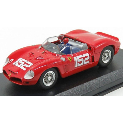 ART MODEL FERRARI DINO 246 SP ch.0796 N 152 WINNER TARGA FLORIO 1962 MAIRESSE - RODRIGUEZ - GENDEBIEN - RED 1/43