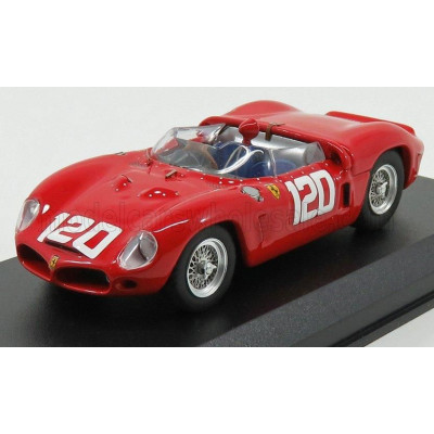 ART MODEL FERRARI DINO 196SP SPIDER ch.0804 N 120 2nd TARGA FLORIO 1962 BANDINI - BAGHETTI - RED 1/43