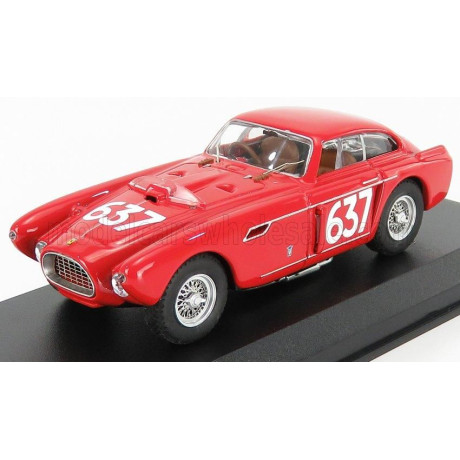 ART MODEL FERRARI 340 MEXICO N 637 MILLE MIGLIA 1952 E.CASTELLOTTI - G.REGOSA - RED 1/43