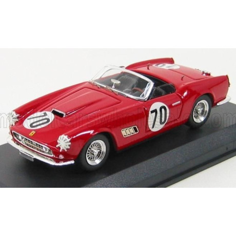 ART MODEL FERRARI 250 CALIFORNIA SPIDER N 70 SEBRING 1959 GINTHER - VERLY - RED 1/43