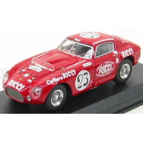 ART MODEL FERRARI 375 MM N 23 RALLY CARRERA PANAMERICANA 1953 RICCI - SALVIATI - RED 1/43