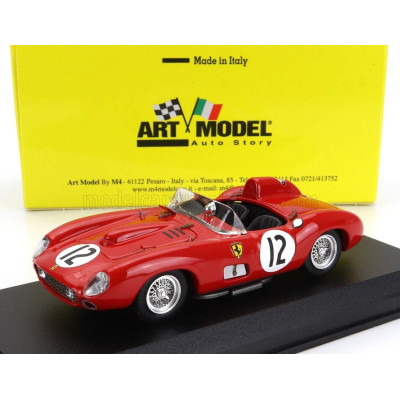 ART MODEL FERRARI 315S SPIDER N 12 12h SEBRING 1957 ALFONSO DE PORTAGO - LUIGI MUSSO - RED 1/43