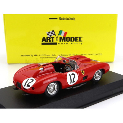 ART MODEL FERRARI 315S SPIDER N 12 12h SEBRING 1957 ALFONSO DE PORTAGO - LUIGI MUSSO - RED 1/43