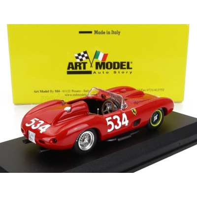 ART MODEL FERRARI 335S SPIDER TEAM SCUDERIA FERRARI N 534 MILLE MIGLIA 1957 PETER COLLINS - LOUIS KLEMENTASKI - RED 1/43