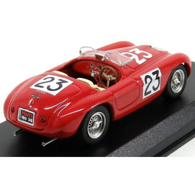 ART MODEL FERRARI 166MM 2.0L V12 SPIDER TEAM J.A.PLISSON N 23 24h LE MANS 1949 J.LUCAS - P.L.DREYFUS FERRET - RED 1/43