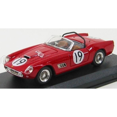 ART MODEL FERRARI 250 GT LWB CALIFORNIA SPIDER ch.1699 N 19 NASSAU 1959 W.VON TRIPS - RED 1/43