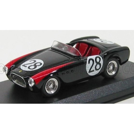 ART MODEL FERRARI 225S N 28 GP PORTOGALLO 1953 VALENTIM - BLACK RED 1/43