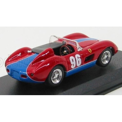 ART MODEL FERRARI 500TRC N 96 WINNER 3h SEBRING 1958 - RED BLUE 1/43