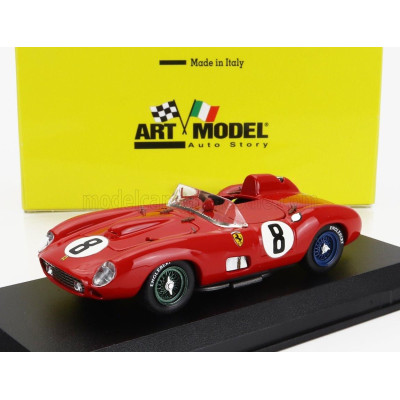 ART MODEL FERRARI 315S TEAM SCUDERIA FERRARI N 8 24h LE MANS 1957 STUART LEWIS EVANS - MARTINO SEVERI - RED 1/43