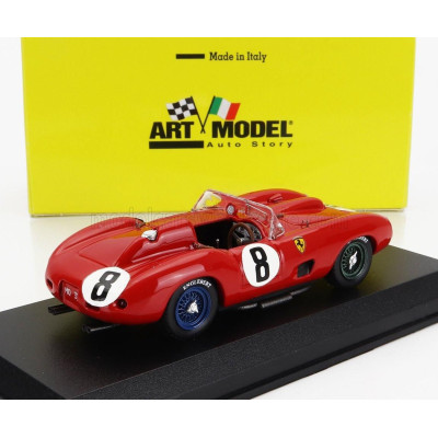 ART MODEL FERRARI 315S TEAM SCUDERIA FERRARI N 8 24h LE MANS 1957 STUART LEWIS EVANS - MARTINO SEVERI - RED 1/43