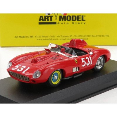 ART MODEL FERRARI 315S SPIDER s/n0646 N 531 MILLE MIGLIA 1957 A.DE PORTAGO - E.NELSON - RED 1/43