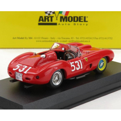 ART MODEL FERRARI 315S SPIDER s/n0646 N 531 MILLE MIGLIA 1957 A.DE PORTAGO - E.NELSON - RED 1/43