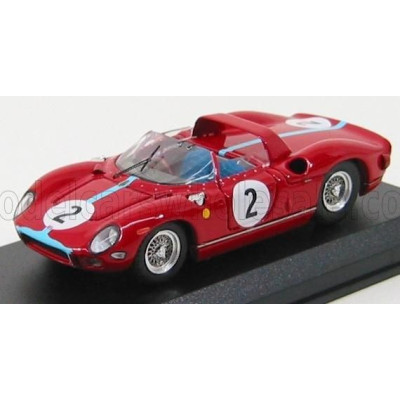 ART MODEL FERRARI 330P N 2 WINNER PARIS 1964 HILL - BONNIER - RED 1/43