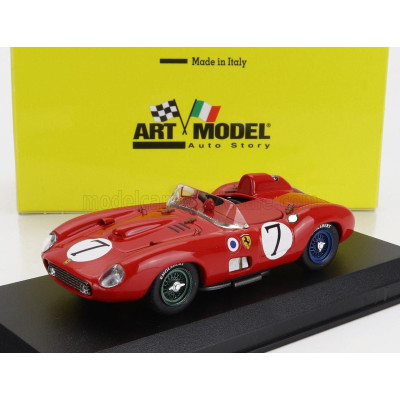 ART MODEL FERRARI 315S TEAM SCUDERIA FERRARI N 7 24h LE MANS 1957 MIKE HAWTHORN - LUIGI MUSSO - RED 1/43