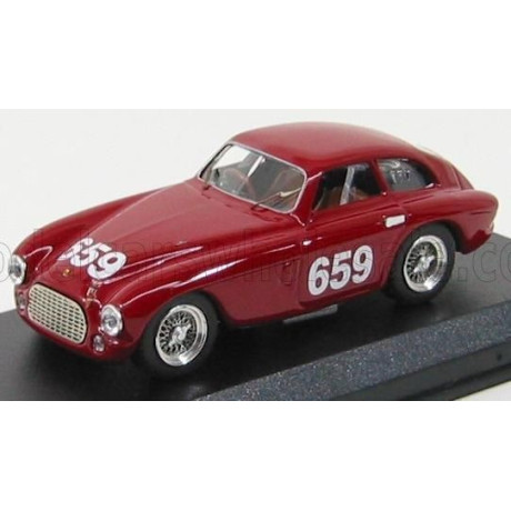 ART MODEL FERRARI 166MM COUPE N 659 MILLE MIGLIA 1950 CORNACCHIA - MARIANI - RED 1/43