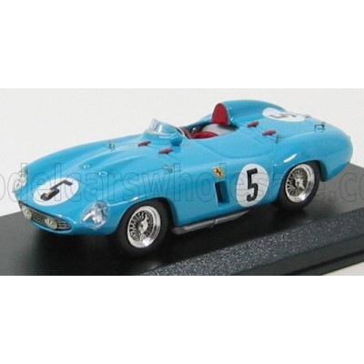 ART MODEL FERRARI 750 MONZA SPIDER N 5 1000km PARIGI 1956 PICARD - TRINTIGNANT - LIGHT BLUE 1/43