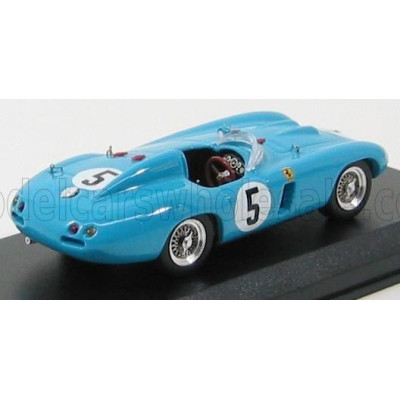 ART MODEL FERRARI 750 MONZA SPIDER N 5 1000km PARIGI 1956 PICARD - TRINTIGNANT - LIGHT BLUE 1/43