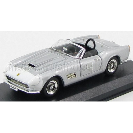 ART MODEL FERRARI 250 CALIFORNIA SPIDER N 9 LIME ROCK 1959 B.GROSSMAN - SILVER WHITE 1/43