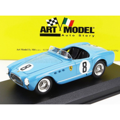 ART MODEL FERRARI 225 SPIDER N 8 SEBRING 1953 P.HILL - B.SPEAR - LIGHT BLUE 1/43