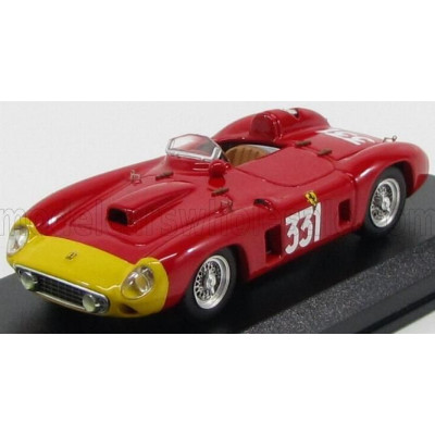 ART MODEL FERRARI 290MM N 331 TARGA FLORIO GIRO DI SICILIA 1956 CASTELLOTTI - ROTA - RED YELLOW 1/43