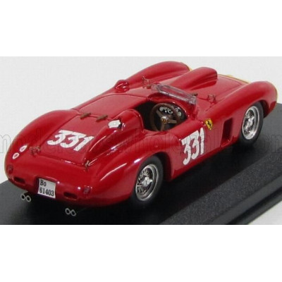 ART MODEL FERRARI 290MM N 331 TARGA FLORIO GIRO DI SICILIA 1956 CASTELLOTTI - ROTA - RED YELLOW 1/43