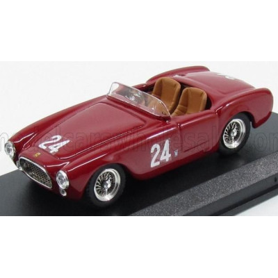 ART MODEL FERRARI 225S SPIDER N 24 TARGA FLORIO 1952 G.MANCINI - RED 1/43