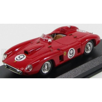 ART MODEL FERRARI 290MM SPIDER N 9 GP SPA 1957 M.GREGORY - RED 1/43