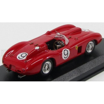 ART MODEL FERRARI 290MM SPIDER N 9 GP SPA 1957 M.GREGORY - RED 1/43
