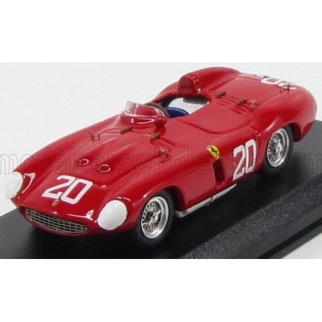 ART MODEL FERRARI 857S SPIDER N 20 WINNER NASSAU 1955 P.HILL - RED 1/43