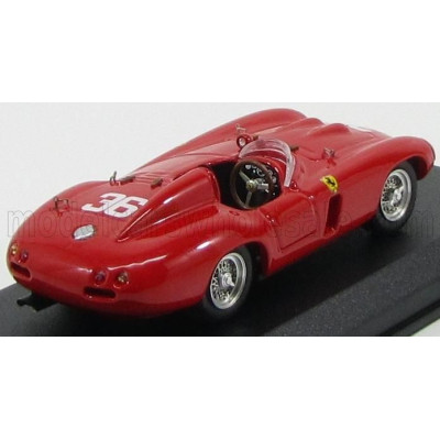 ART MODEL FERRARI 857S SPIDER N 36 WINNER BUENOS AIRES 1956 HILL - GENEBIEN - RED 1/43