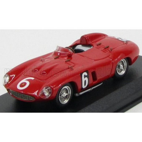 ART MODEL FERRARI 750 MONZA SPIDER N 6 10h MESSINA 1955 CASTELLOTTI - TRINTIGNANT - RED 1/43