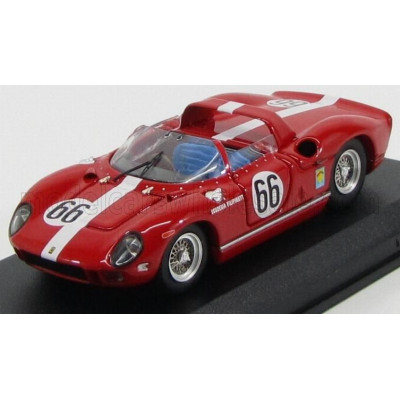 ART MODEL FERRARI 365P SPIDER N 66 1000km MONZA 1965 MULLER - SPYCHIGER - RED 1/43
