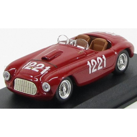 ART MODEL FERRARI 195 SPIDER N 1221 WINNER COPPA DELLA TOSCANA 1950 SERAFINI - SALAMI - RED 1/43