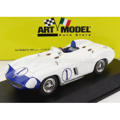 ART MODEL FERRARI 857S N 1 NASSAU 1956 P.HILL - WHITE 1/43