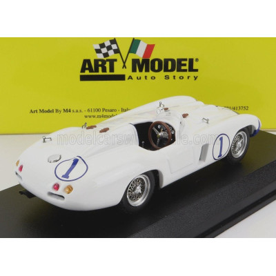ART MODEL FERRARI 857S N 1 NASSAU 1956 P.HILL - WHITE 1/43