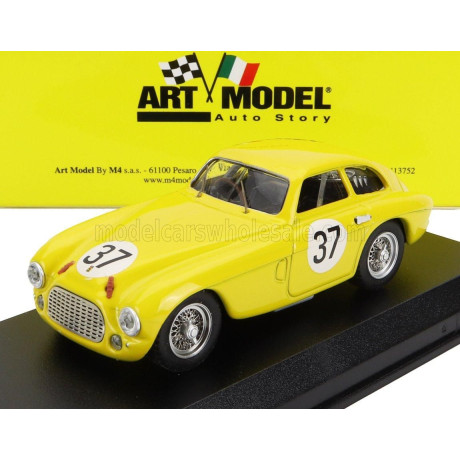 ART MODEL FERRARI 166MM COUPE N 37 NURBURGRING 1951 Y.SIMON - YELLOW 1/43