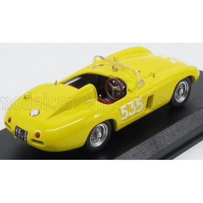 ART MODEL FERRARI 500 MONDIAL SPIDER N 535 MILLE MIGLIA 1956 G.CASAROTTO - YELLOW 1/43