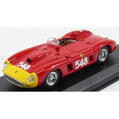 ART MODEL FERRARI 290MM SPIDER N 548 WINNER MILLE MIGLIA 1956 E.CASTELLOTTI - RED YELLOW 1/43