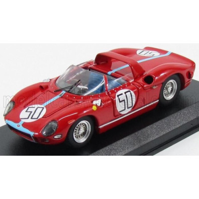 ART MODEL FERRARI 330P SPIDER N 50 WINNER MONZA 1964 L.SCARFIOTTI - RED LIGHT BLUE 1/43