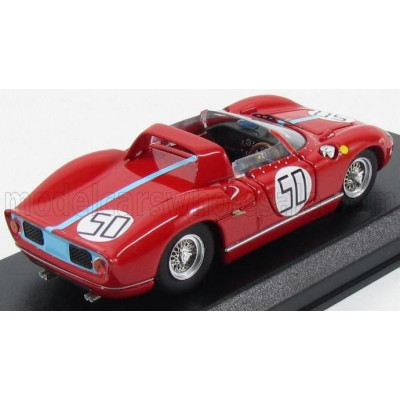 ART MODEL FERRARI 330P SPIDER N 50 WINNER MONZA 1964 L.SCARFIOTTI - RED LIGHT BLUE 1/43
