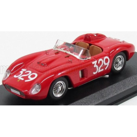 ART MODEL FERRARI 500TR SPIDER ch.0608 N 329 GIRO DI SICILIA 1957 G.MUNARON - RED 1/43