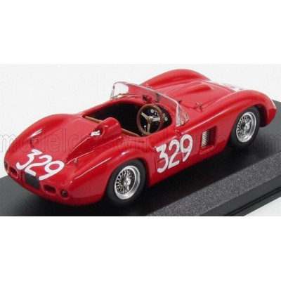ART MODEL FERRARI 500TR SPIDER ch.0608 N 329 GIRO DI SICILIA 1957 G.MUNARON - RED 1/43